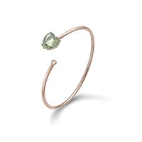 Bracelet Dezulian Gioielli Woman La Vie en Rose in Gold Prasiolite 5.43 Ct BCU12 PRASIOLITE - BCU12 PRASIOLITE